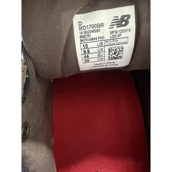 Size 10 - New Balance 1700 V1‎ Brown - md1700br - Picture 7 of 8